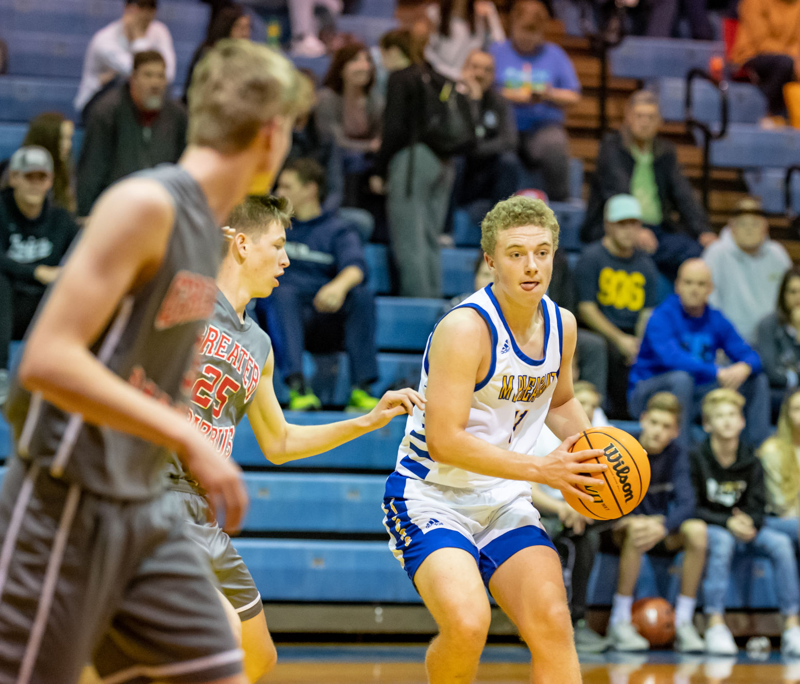 Friday night basketball action